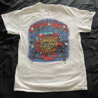 Sublime Airbrush Graphic tee White/Red