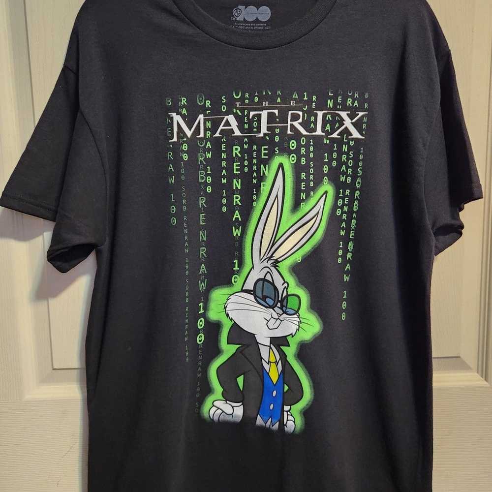 The Matrix bugs bunny Wb anniversary T shirt - image 1