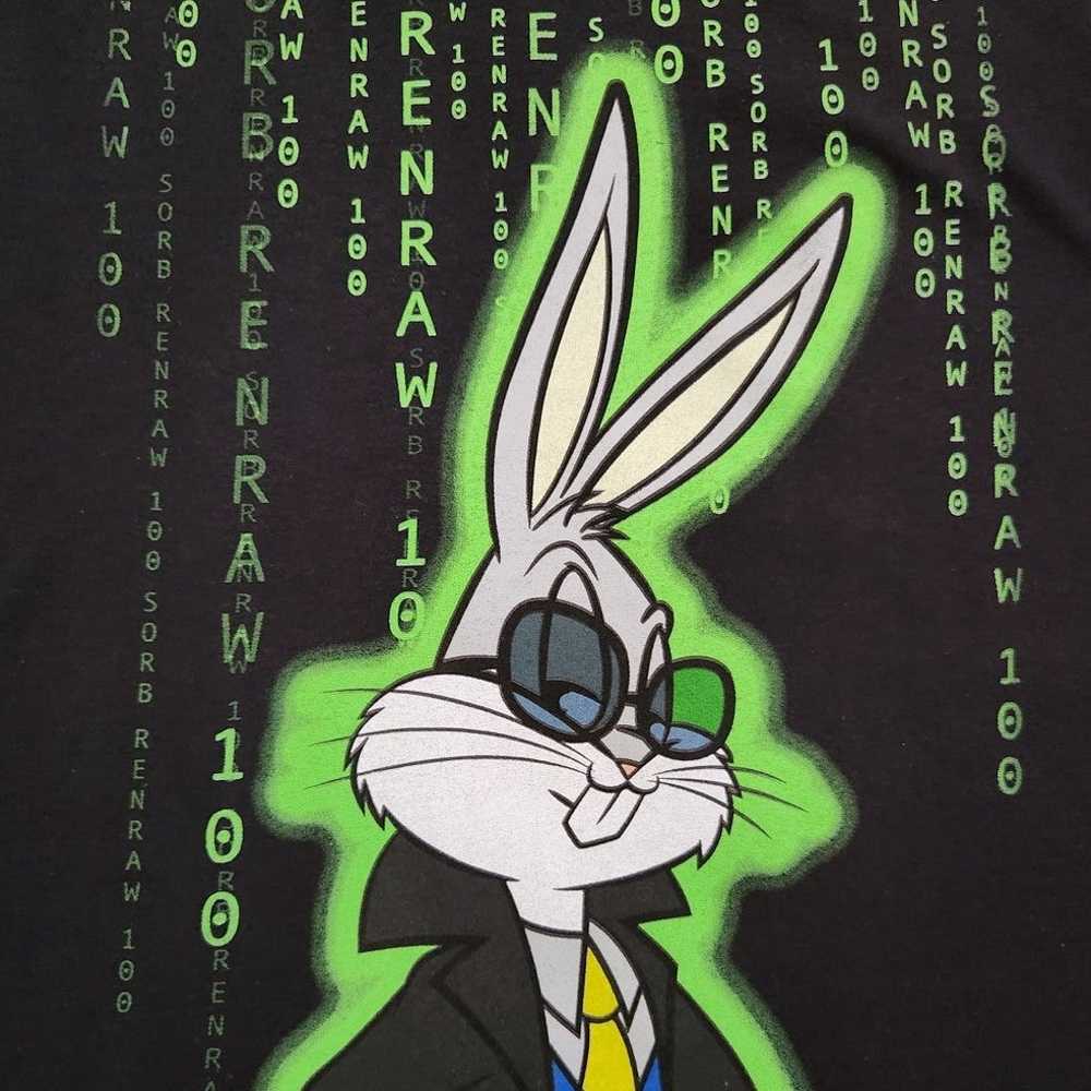 The Matrix bugs bunny Wb anniversary T shirt - image 4