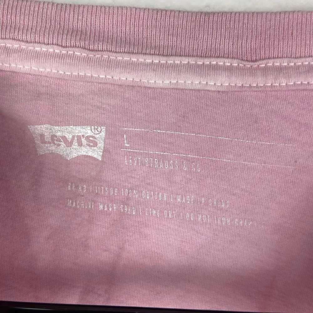 Levi Strauss Levi's Pink T Shirt - image 5