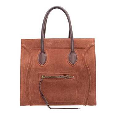 CELINE Suede And Leather Medium Phantom Cabas Bag… - image 1