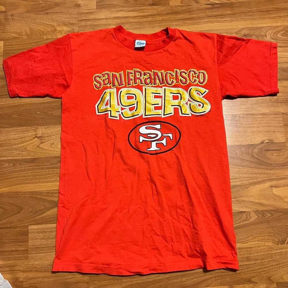 Vintage 1993 San Francisco 49ers Football Shirt S… - image 1