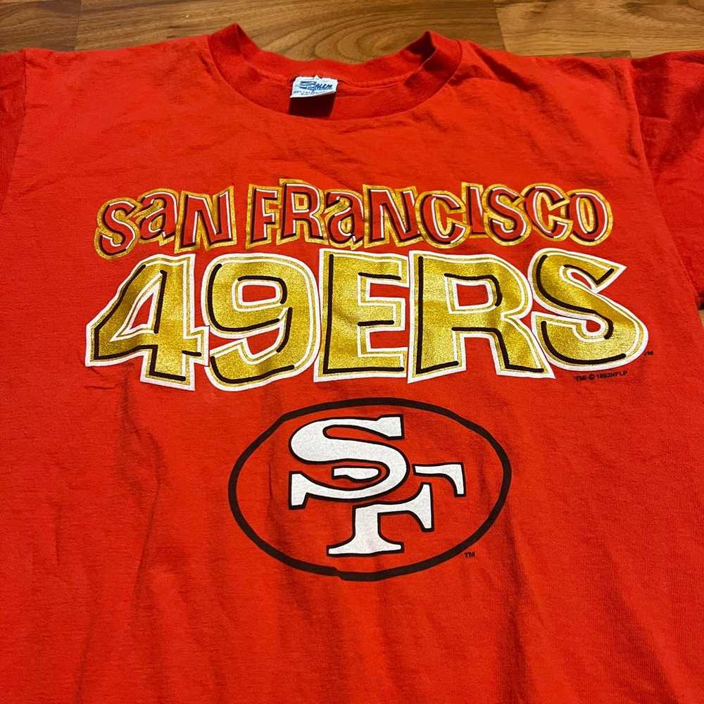 Vintage 1993 San Francisco 49ers Football Shirt S… - image 2