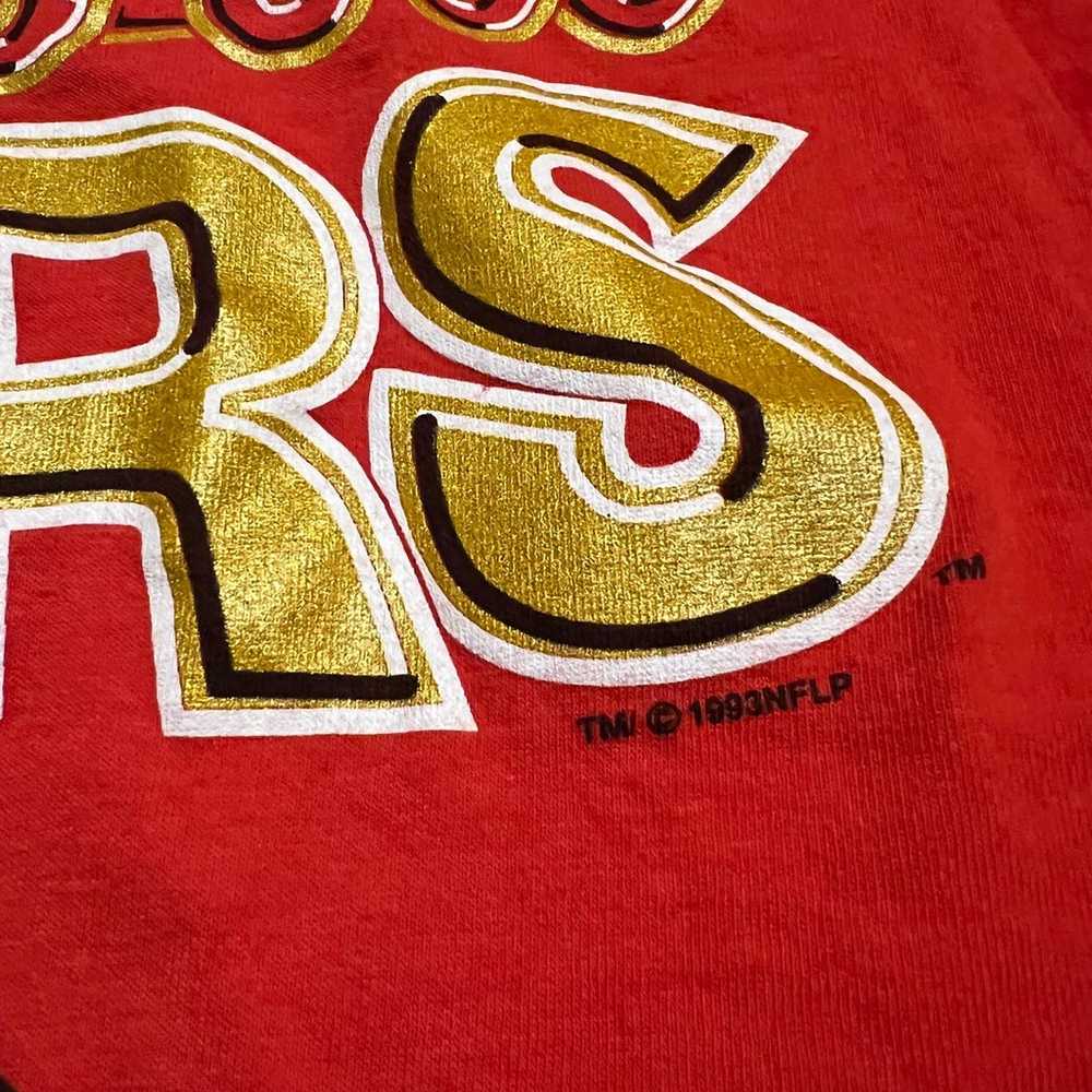 Vintage 1993 San Francisco 49ers Football Shirt S… - image 3
