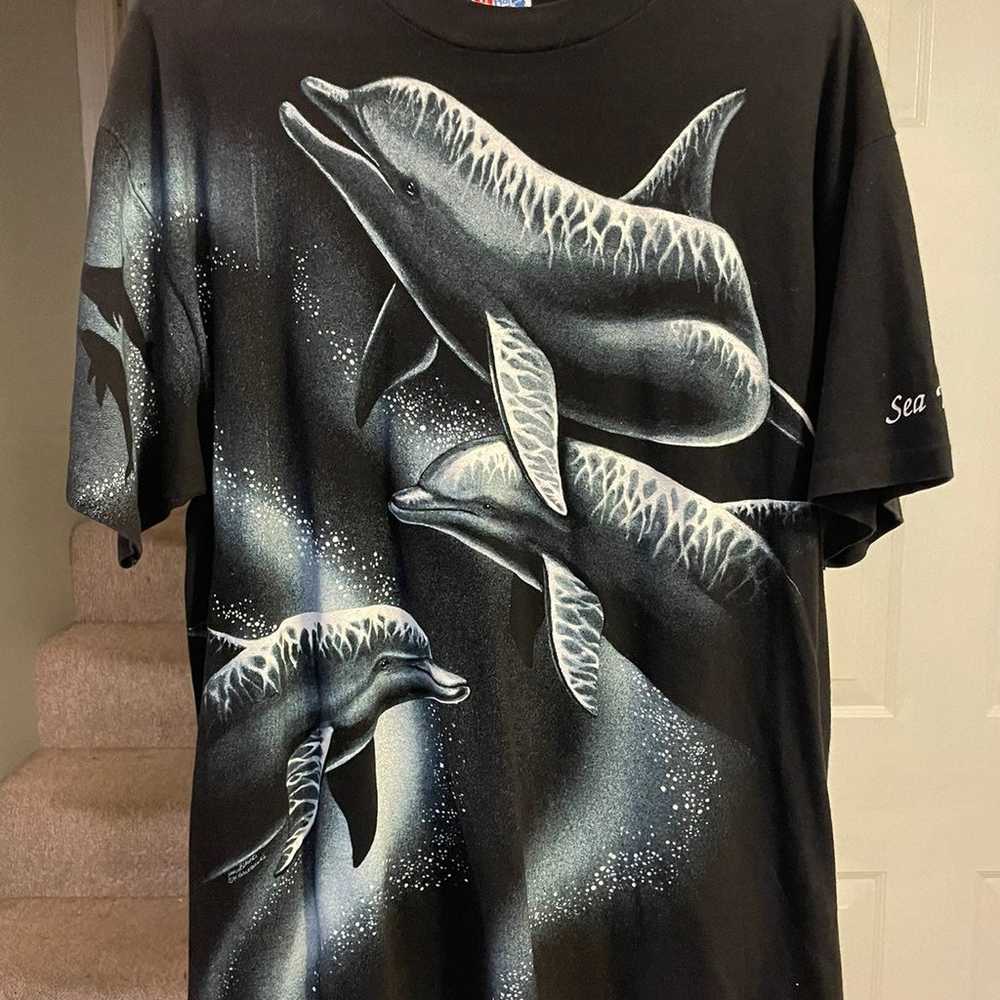 Vintage Dolphin T-shirt - image 1