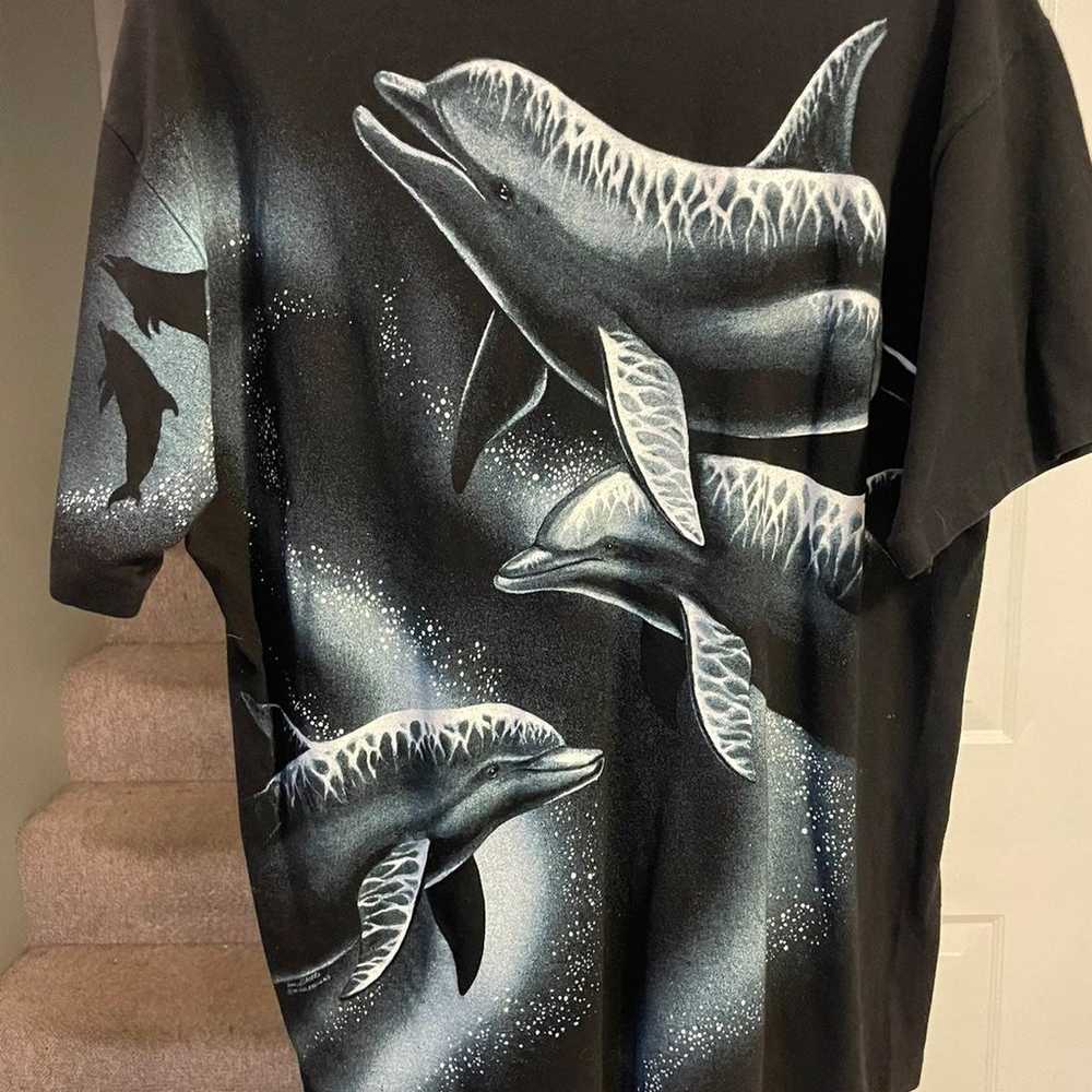 Vintage Dolphin T-shirt - image 2
