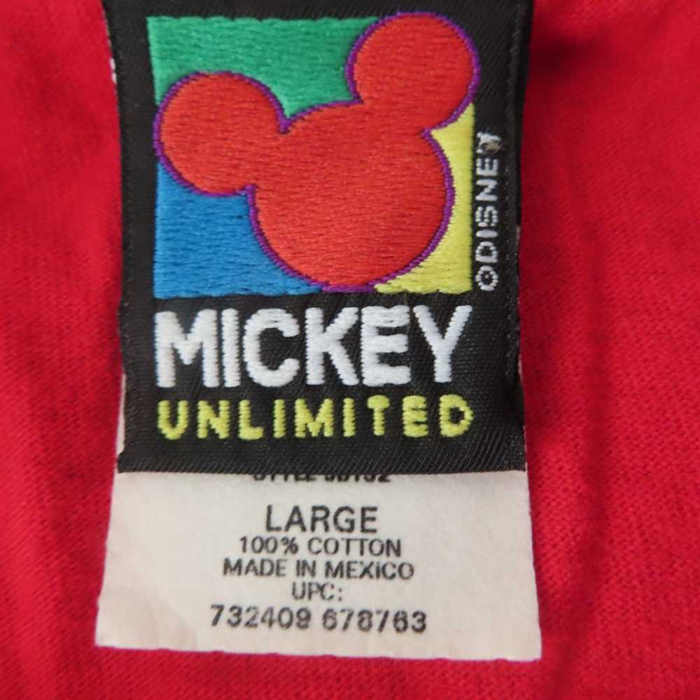 Vintage Mickey unlimited Tshirt Disney Size L - image 5