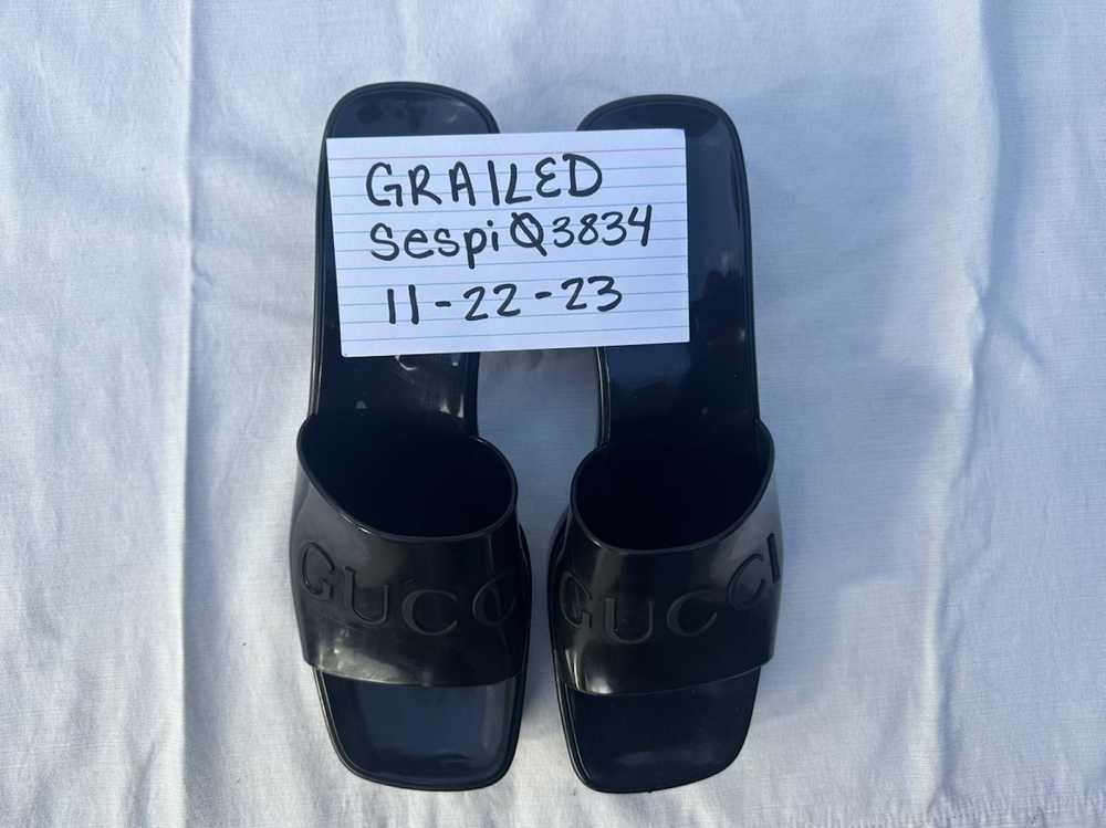 Gucci Gucci Women’s Rubber Slide Sandal - image 11