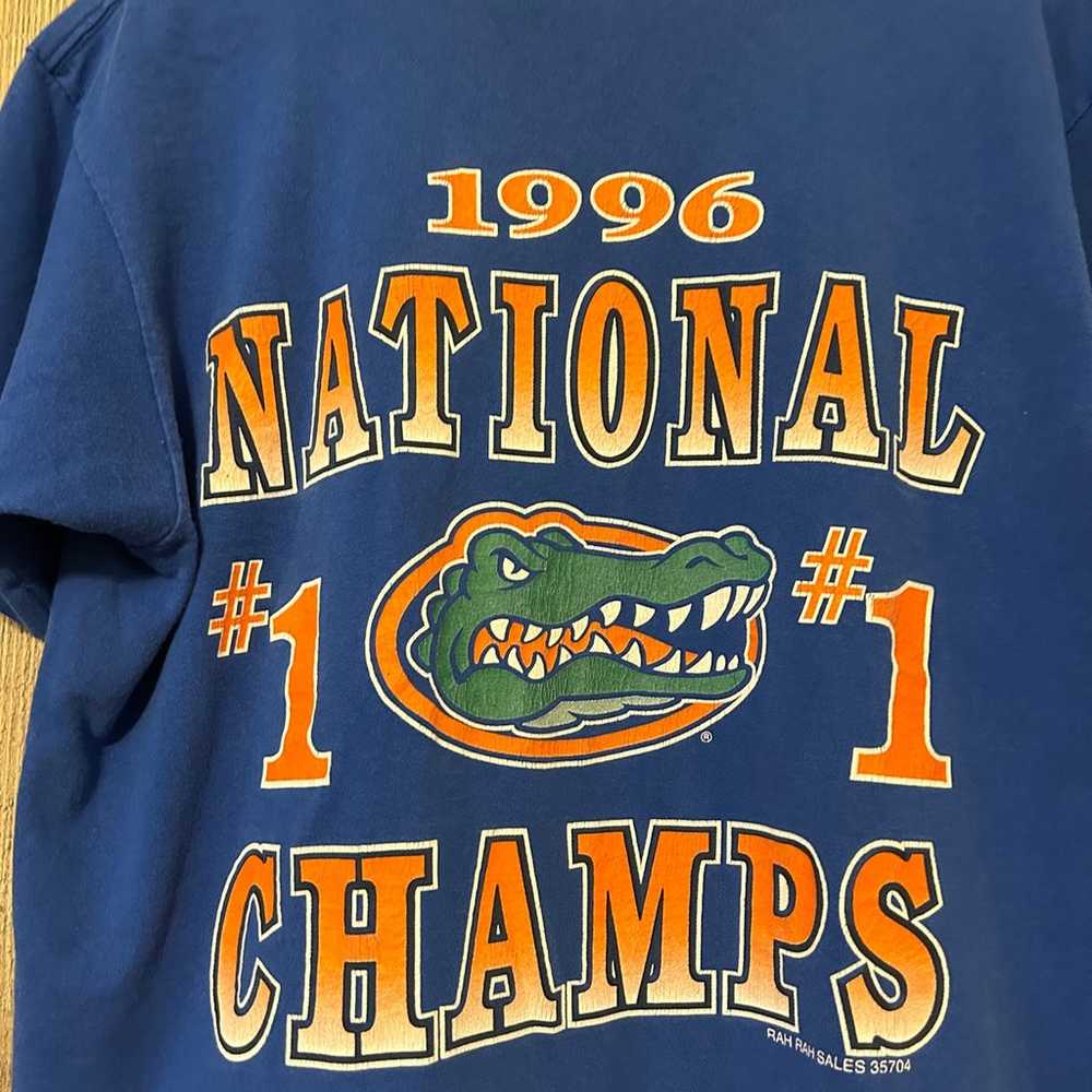Vintage Florida Gators 1996 National Champions Ts… - image 9