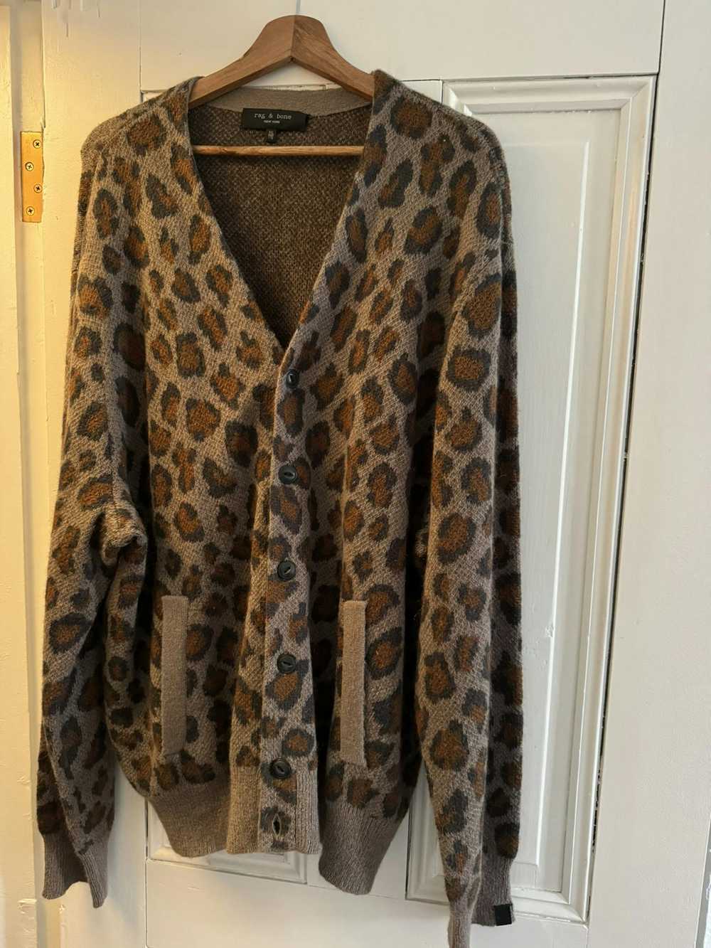 Rag & Bone Rag & Bone Leopard Cardigan - image 1