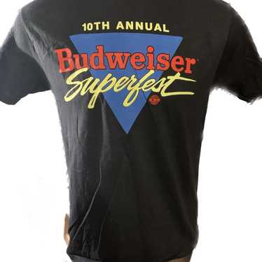 Vintage 1989 10th Annual Budweiser Superfest t-shi