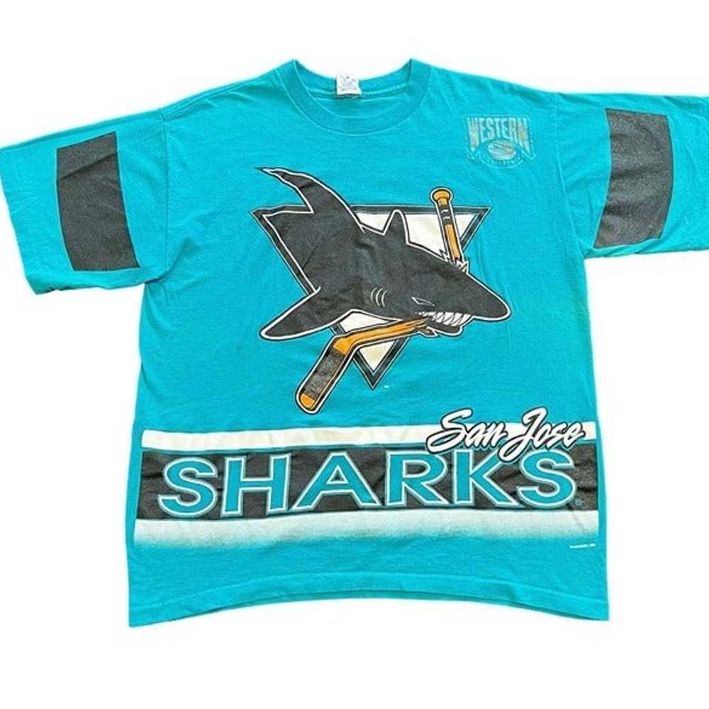 Vintage Sharks T-shirt - image 1