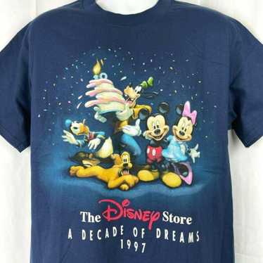 Disney Store Vtg Decade of Dreams Anniversary L T… - image 1