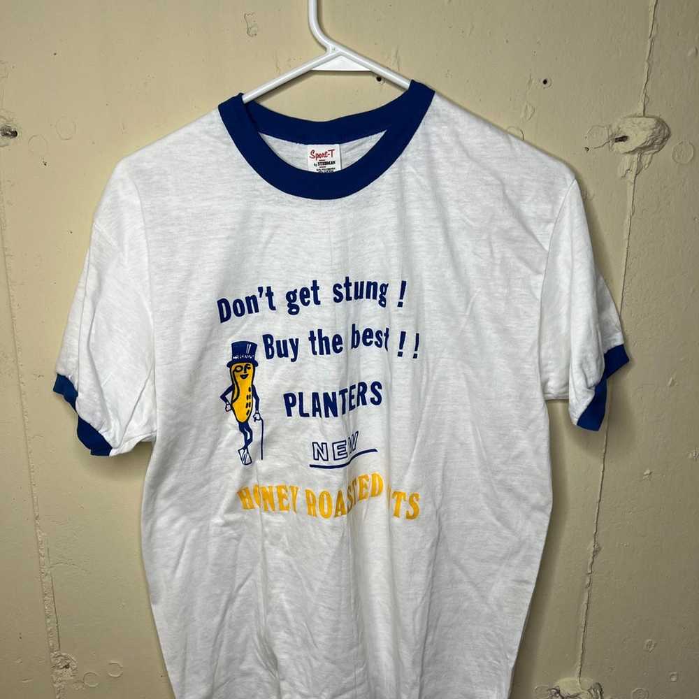 PLANTERS PEANUT VINTAGE T SHIRT 1985 HONEY ROASTE… - image 10