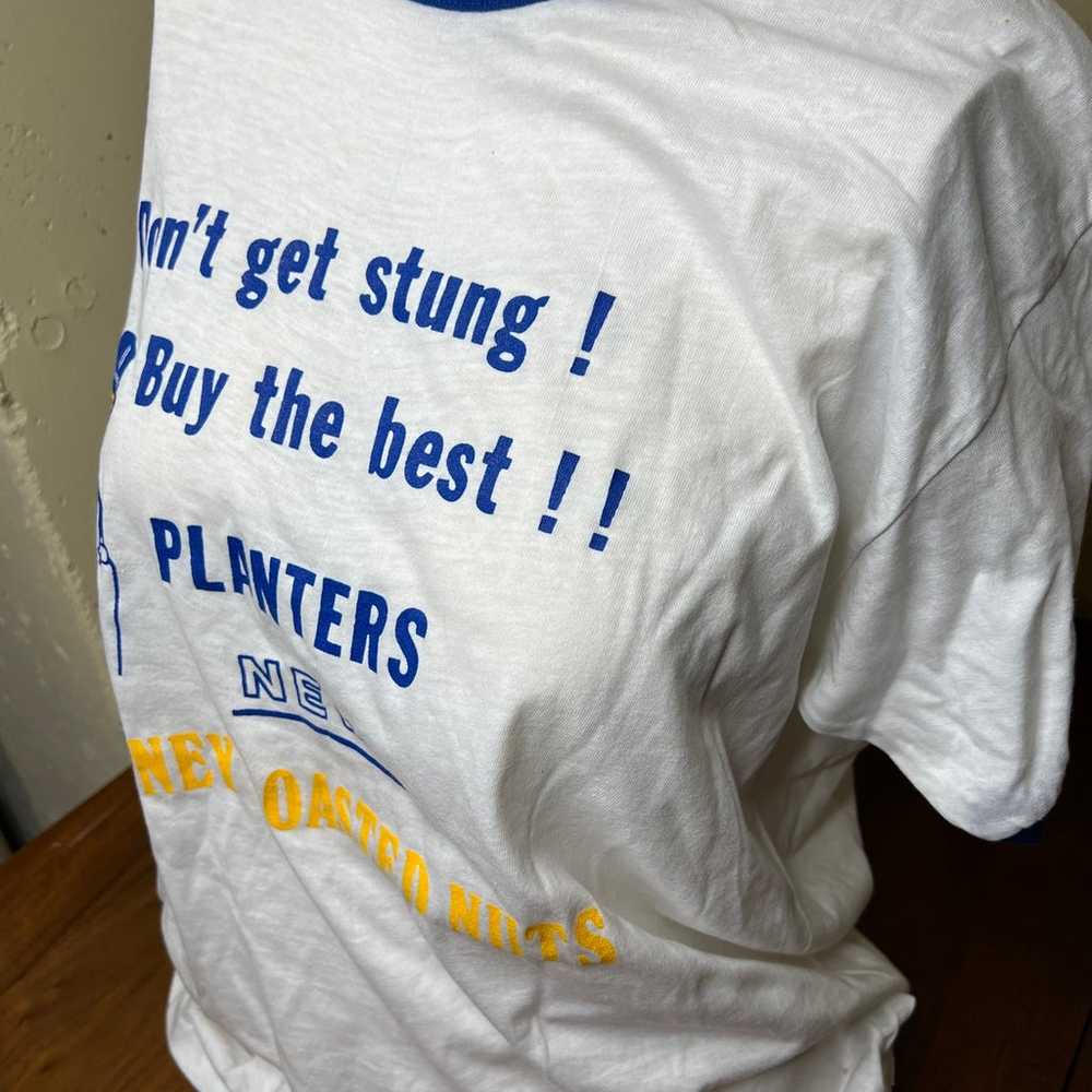 PLANTERS PEANUT VINTAGE T SHIRT 1985 HONEY ROASTE… - image 11