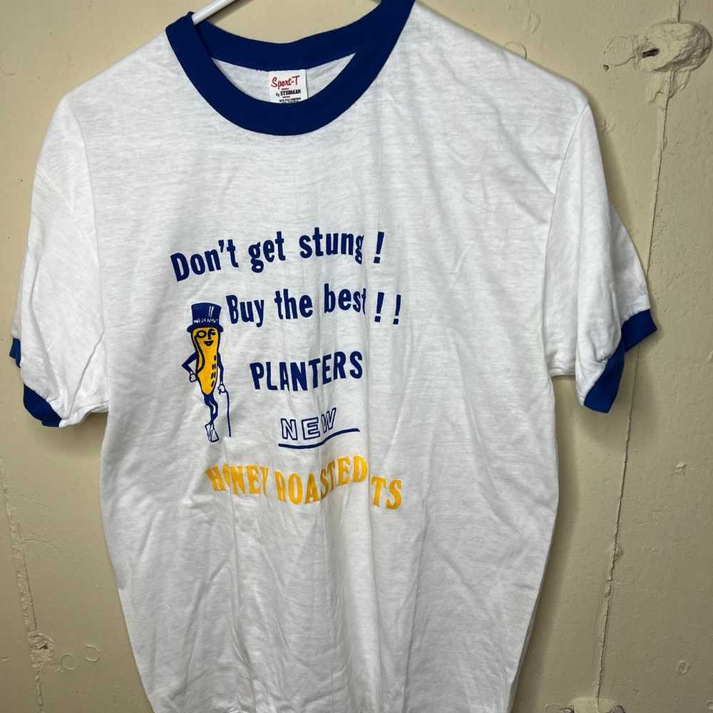 PLANTERS PEANUT VINTAGE T SHIRT 1985 HONEY ROASTE… - image 12