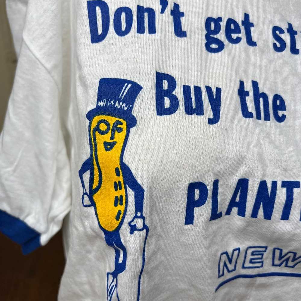 PLANTERS PEANUT VINTAGE T SHIRT 1985 HONEY ROASTE… - image 8