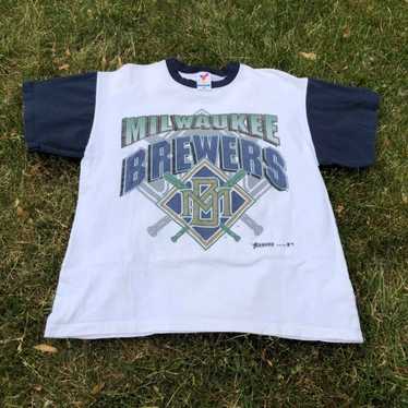 Milwaukee Brewers T Shirt Vintage Graphic MLB Bas… - image 1