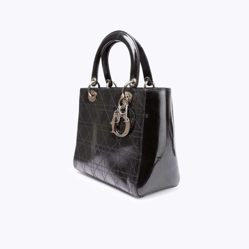 Christian Dior Lady Dior Large Shopping Tote Pate… - image 2