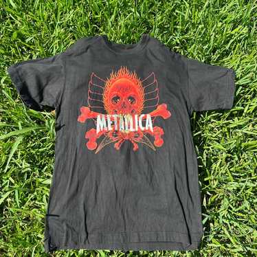 Metallica T-Shirt Pushhead Rebel Skulls Logo Rock… - image 1