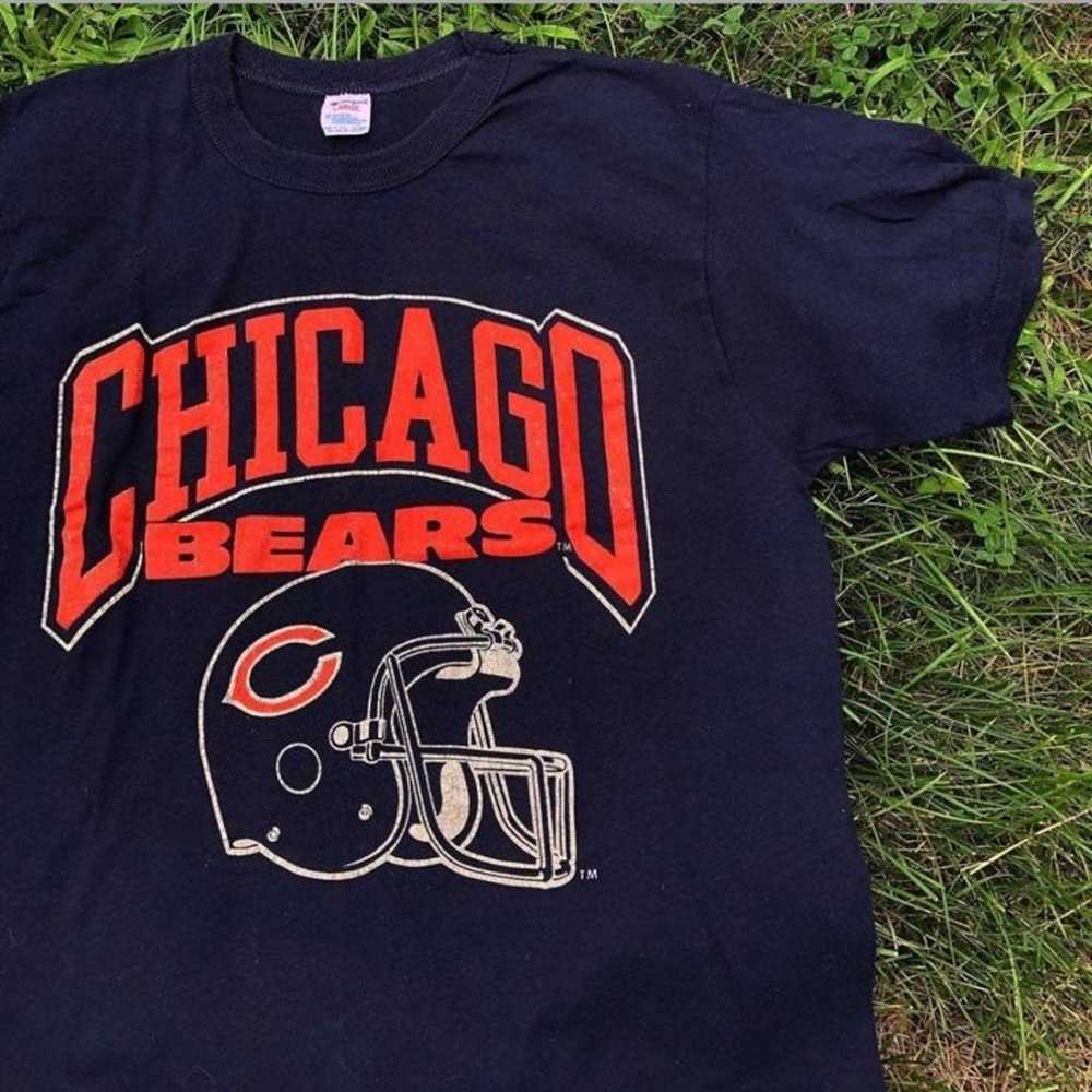 Chicago Bears T Shirt Vintage Graphic Champion NF… - image 2