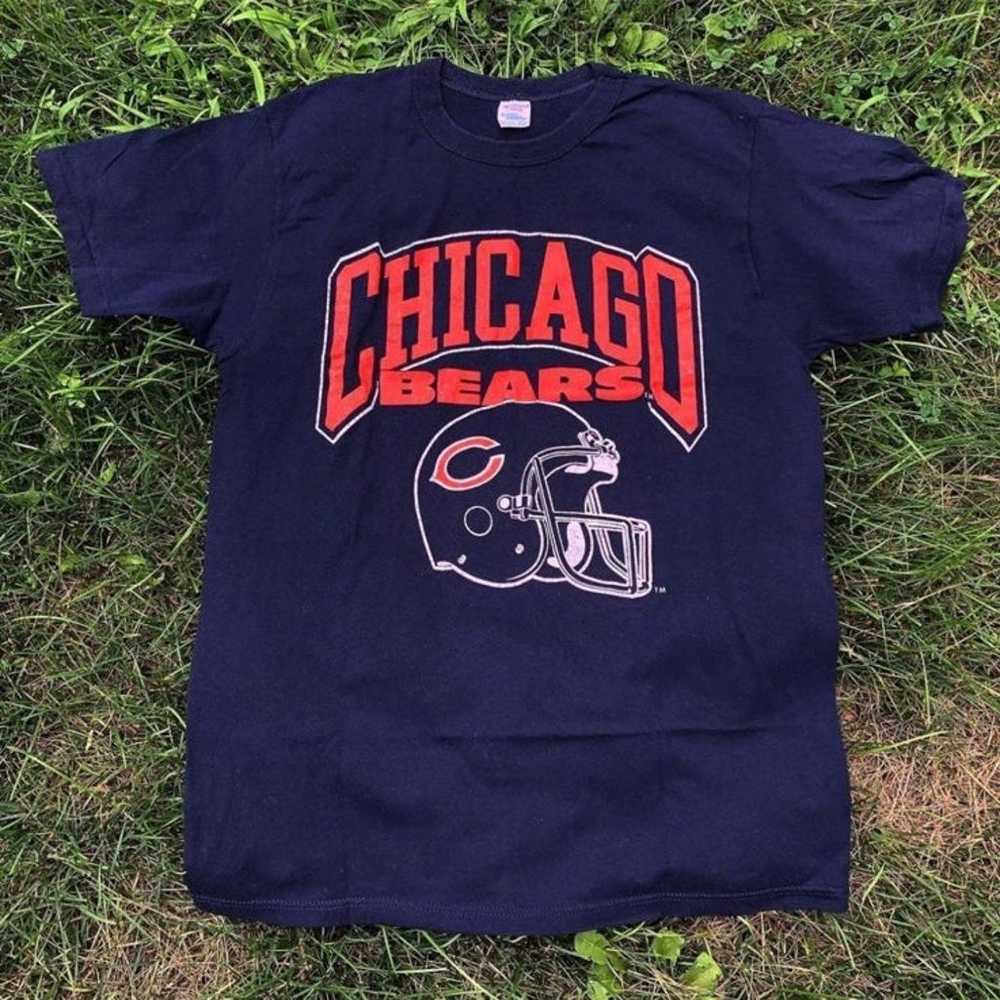 Chicago Bears T Shirt Vintage Graphic Champion NF… - image 3