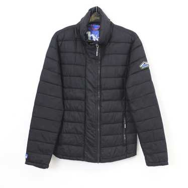 Superdry Fuji Quilted Jacket Light Coat Zip Up Bl… - image 1