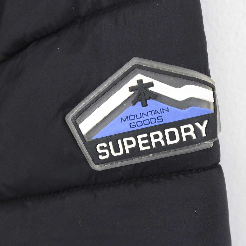 Superdry Fuji Quilted Jacket Light Coat Zip Up Bl… - image 3