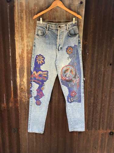 Japanese Brand Vintage NAF NAF Art Jeans - image 1