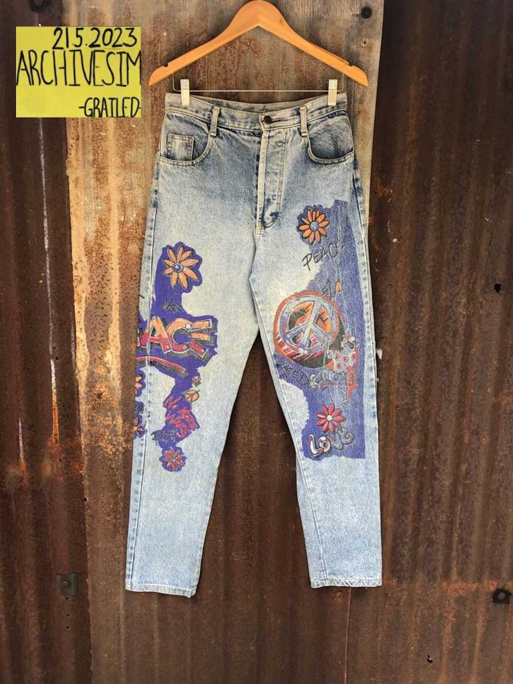 Japanese Brand Vintage NAF NAF Art Jeans - image 2