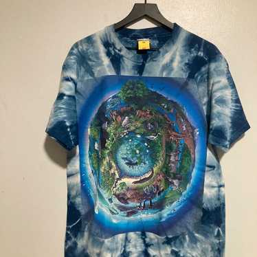 vintage 90s SEA TURTLE ALL-OVER PRINT T-Shirt M nature ocean