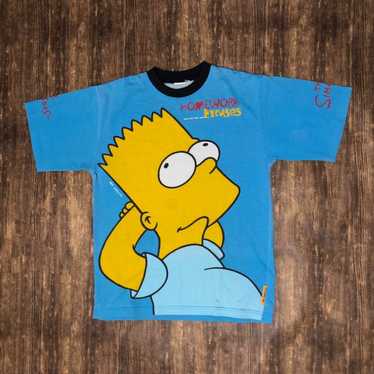 Vintage 90s Bart Simpson big Print Tshir - image 1