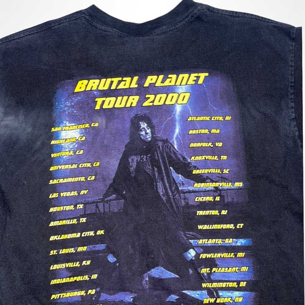 Vintage 2000 Alice Cooper Brutal Planet Tour Heav… - image 3