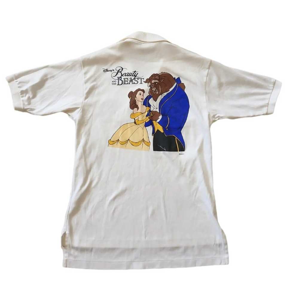 Vintage Disney BEAUTY AND THE BEAST Promo Shirt. … - image 1