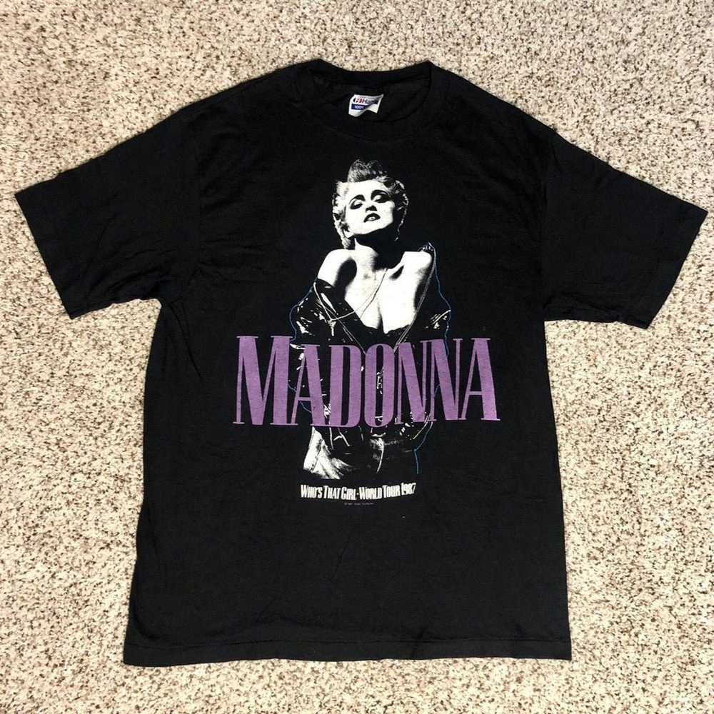 Vintage 1987 Madonna Who's That Girl Tour Shirt - image 10