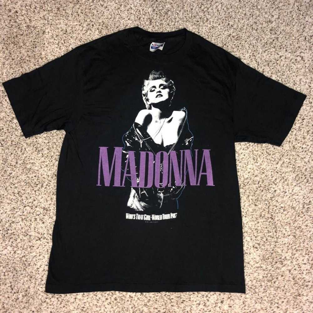 Vintage 1987 Madonna Who's That Girl Tour Shirt - image 11