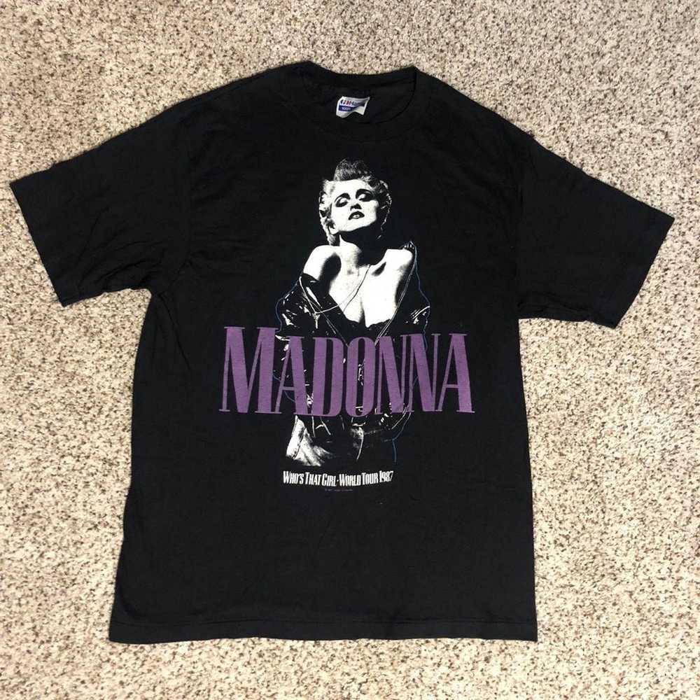 Vintage 1987 Madonna Who's That Girl Tour Shirt - image 8