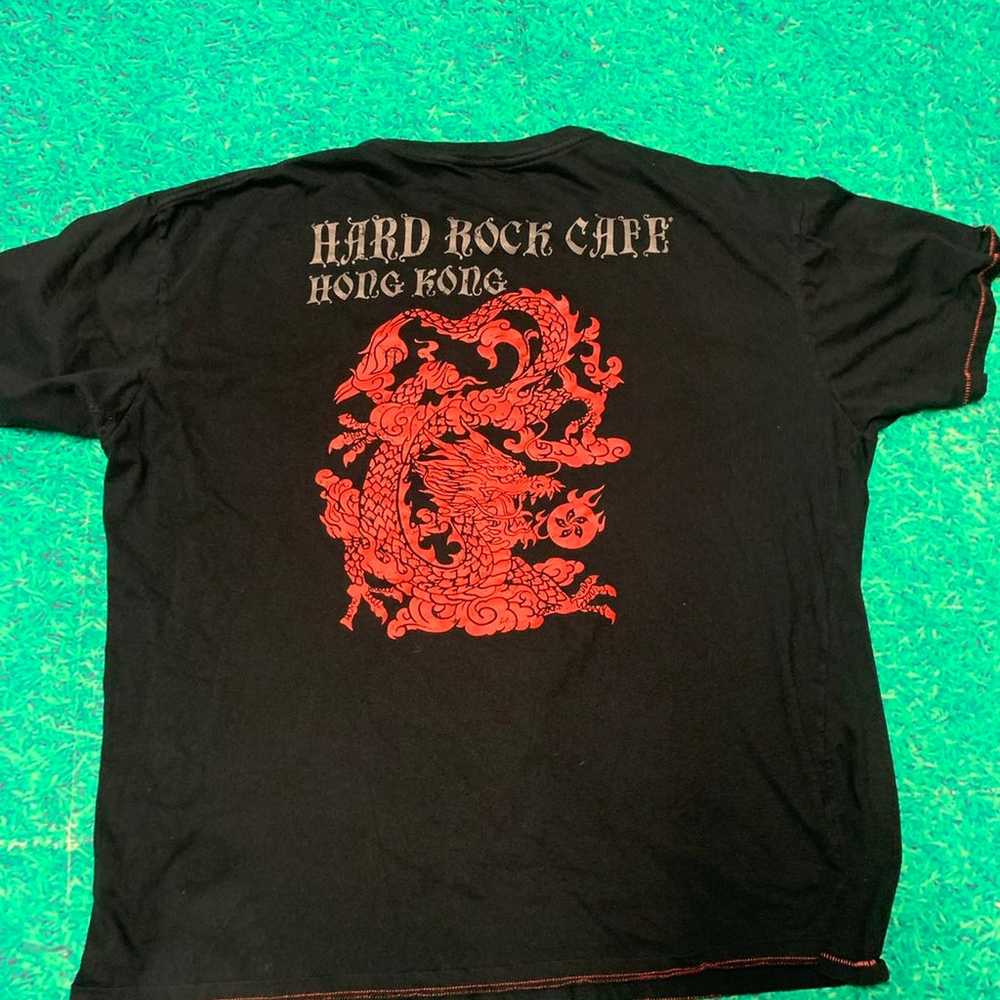 Vintage hard rock cafe hong kong t shirt - image 4