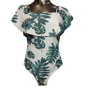 Other Unbranded Women's Botanical Palm Leaf One Pi