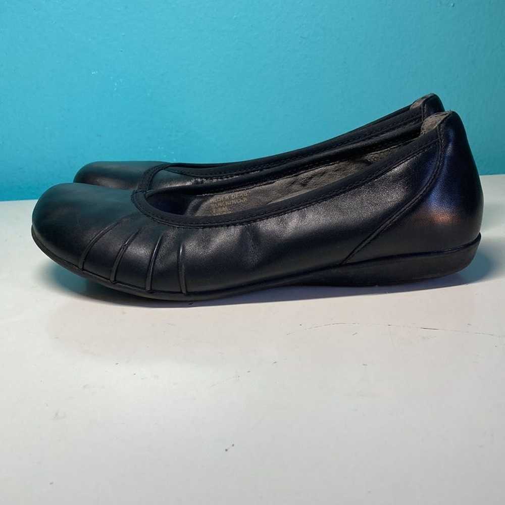 4 Earth Earth Shoes 7.5 Black Leather Alder Derby… - image 9