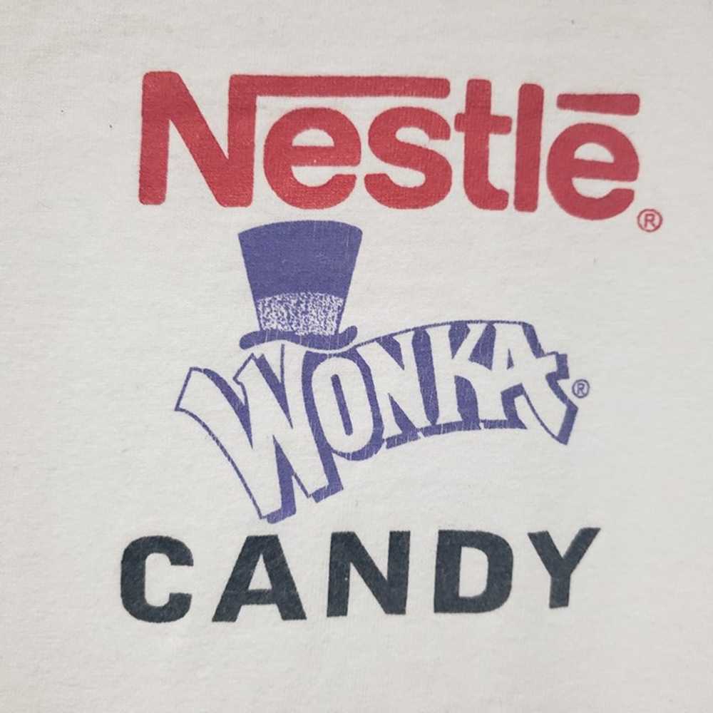 Vintage Nestle Wonka Candy Graphic T-Shirt - image 4