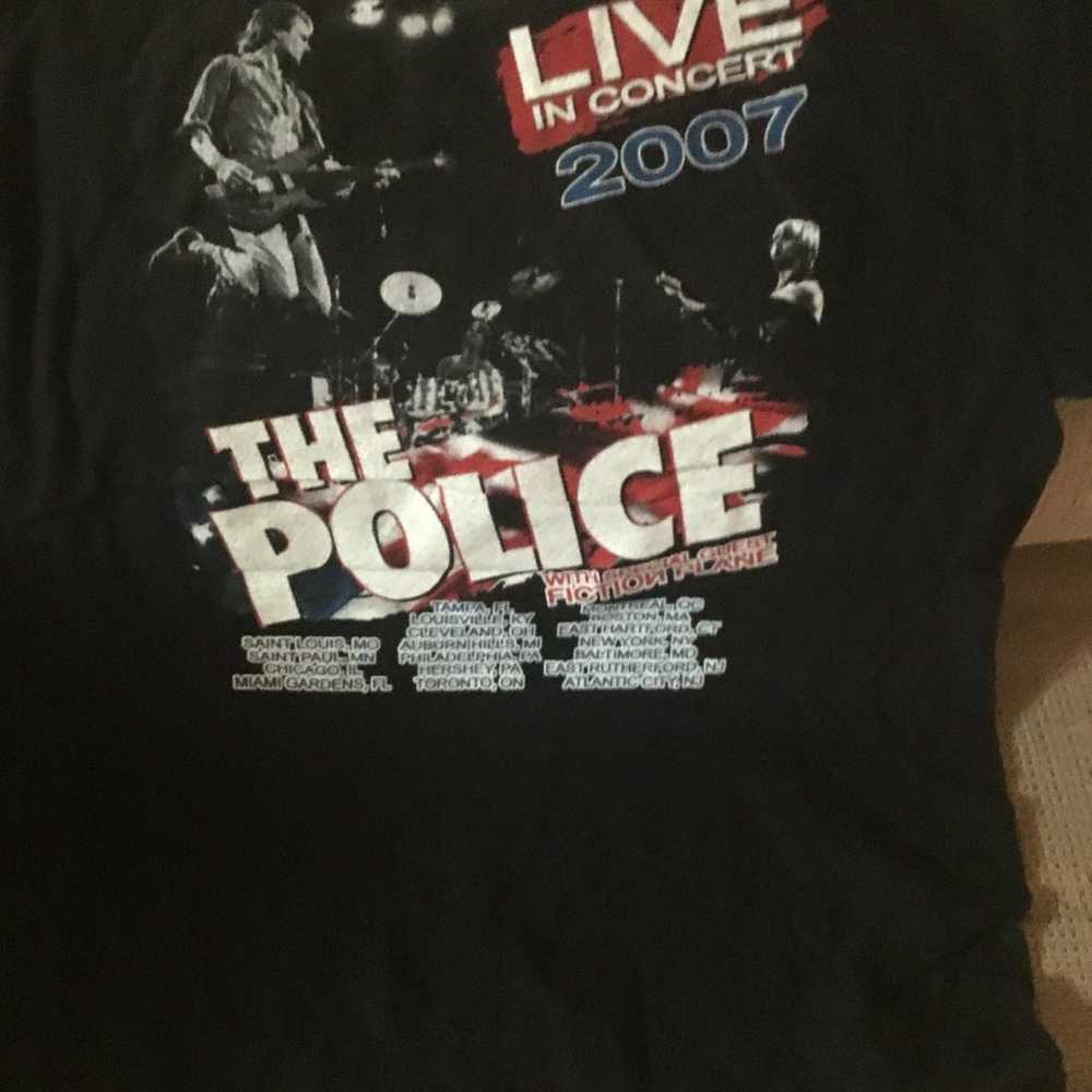 The Police 2007 vintage concert t-shirt - image 2