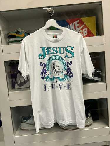 Vintage Vintage Jesus Is Love Religious Tshirt