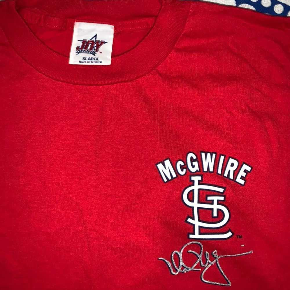 1999 Mark McGwire St Louis Cardinals Tee - image 1