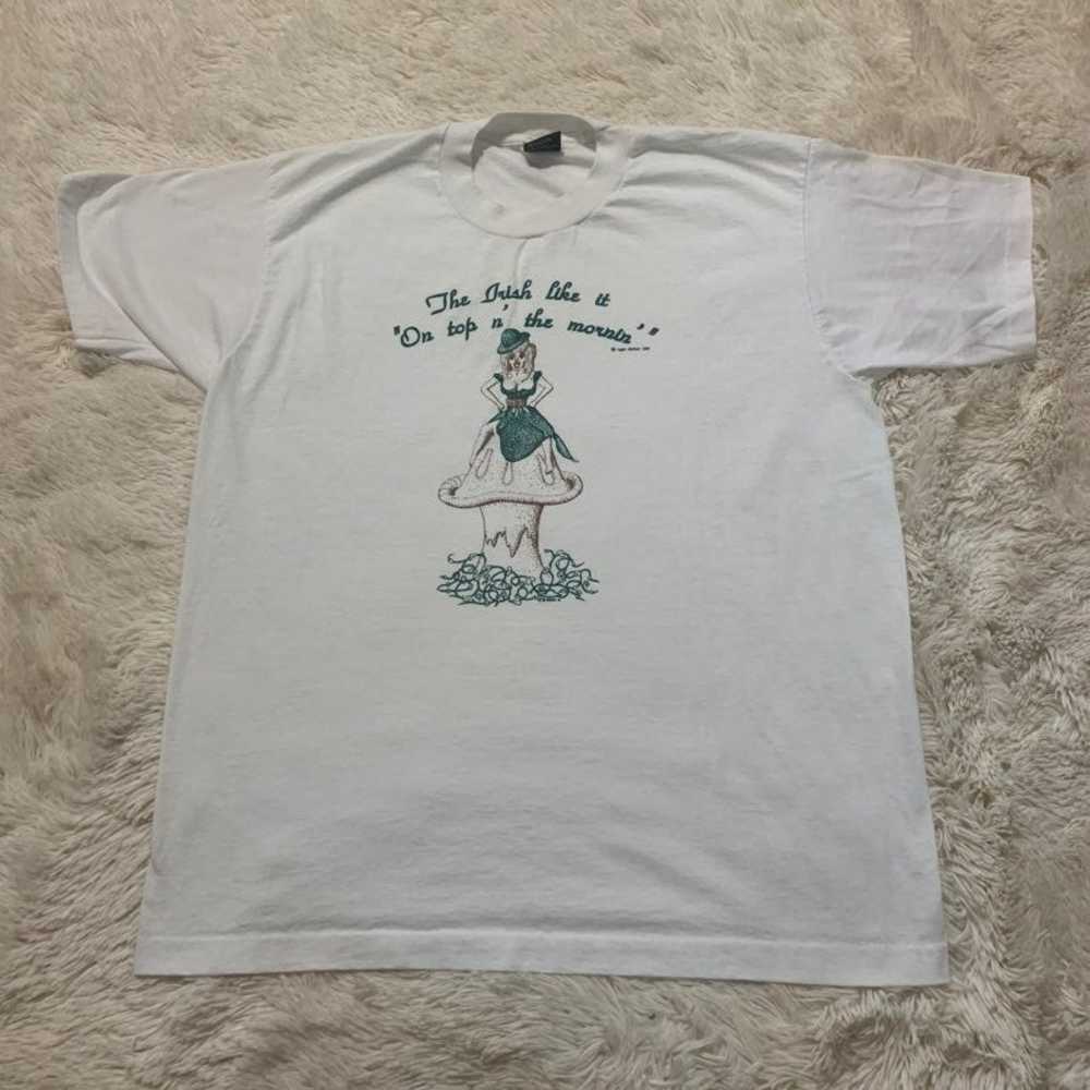 Vintage 90s Explicit Adult Irish T-Shirt - image 1
