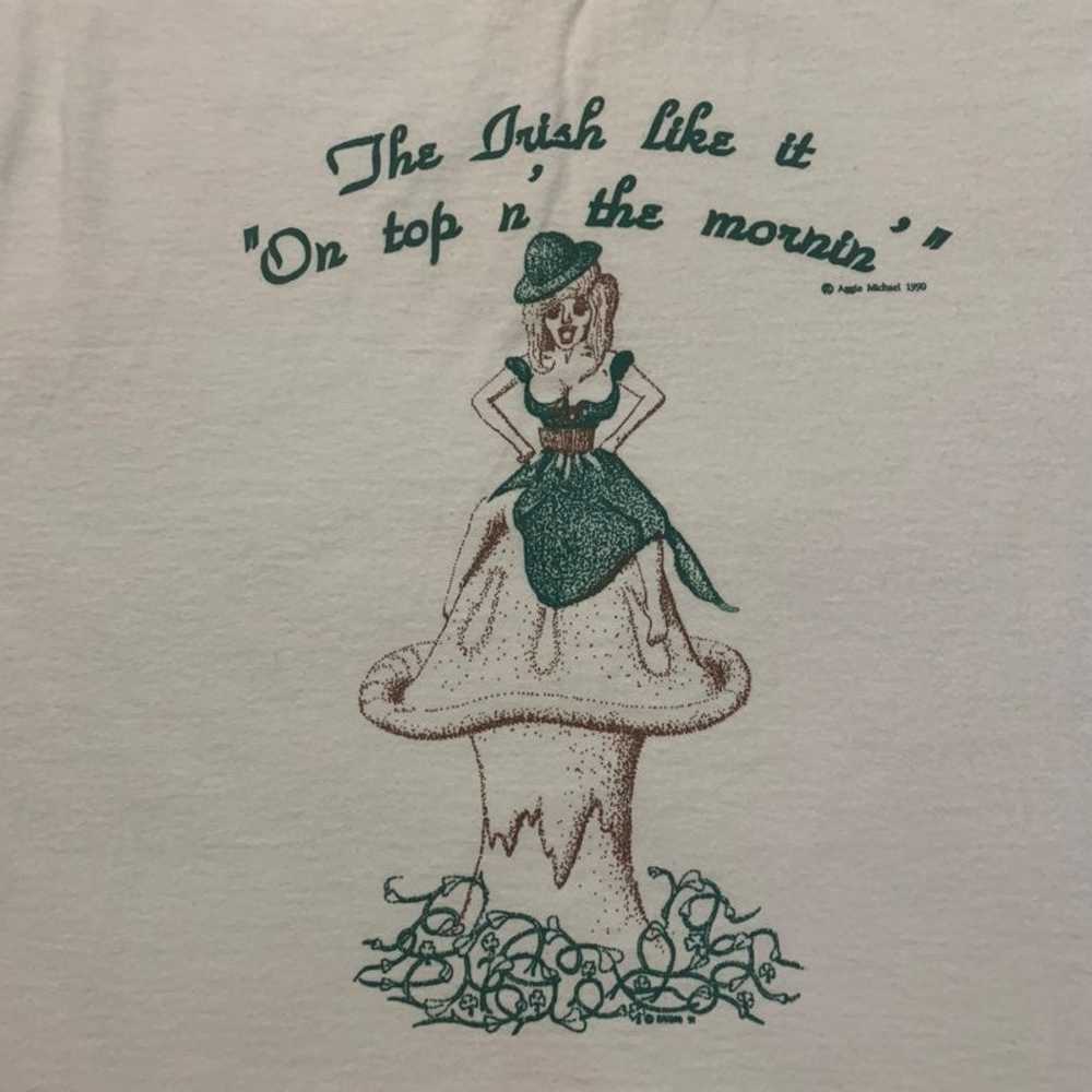 Vintage 90s Explicit Adult Irish T-Shirt - image 2