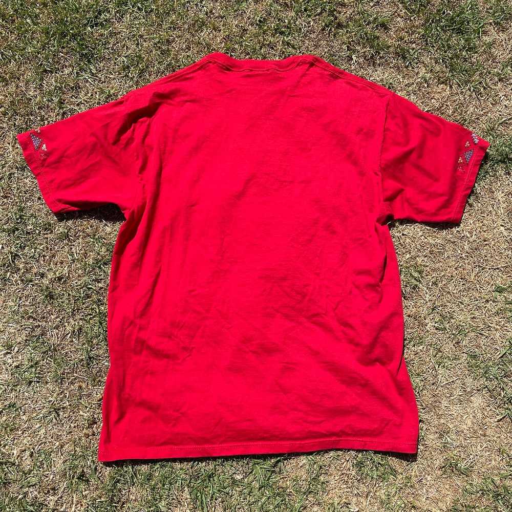 Vintage 1990s Red Jerzees T Shirt - image 4