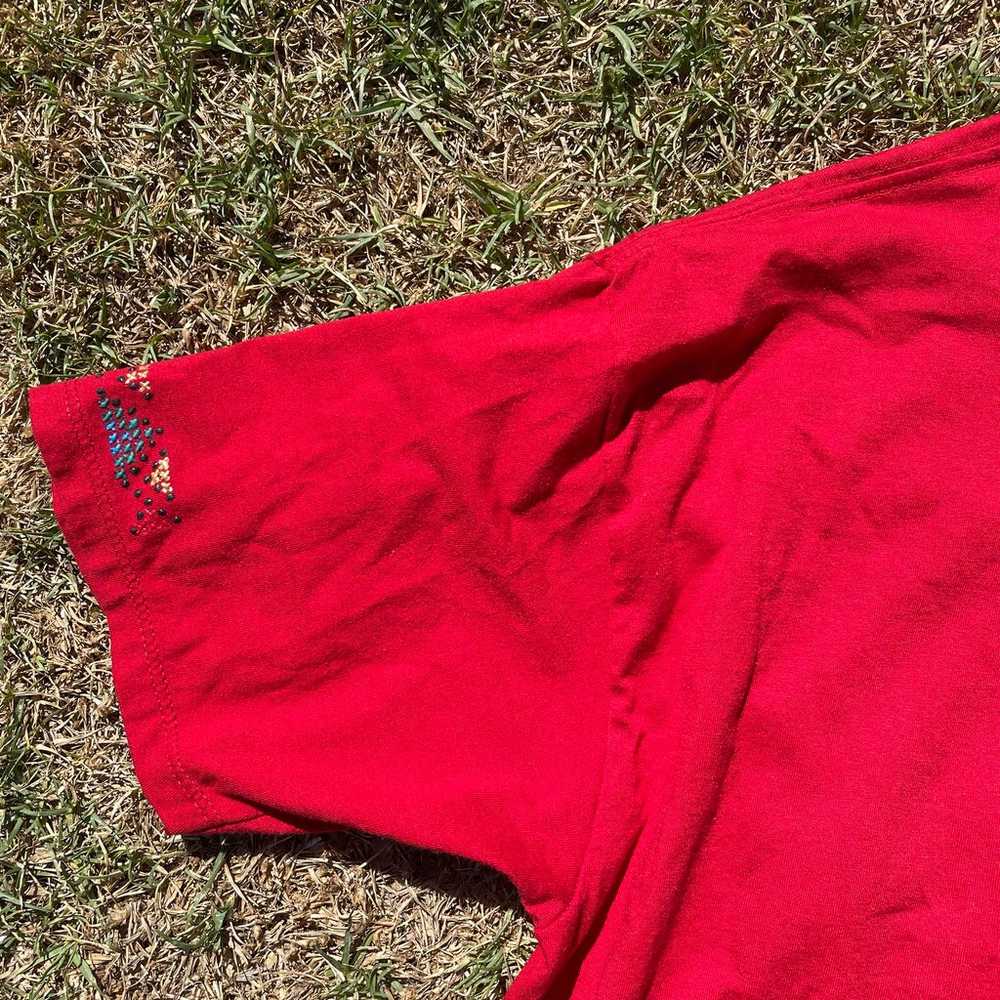 Vintage 1990s Red Jerzees T Shirt - image 5