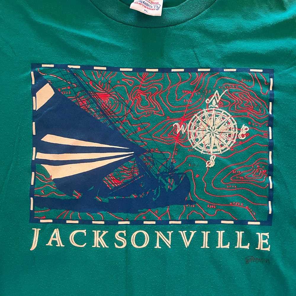 Vintage 90’s Jacksonville Florida T-Shirt - image 2