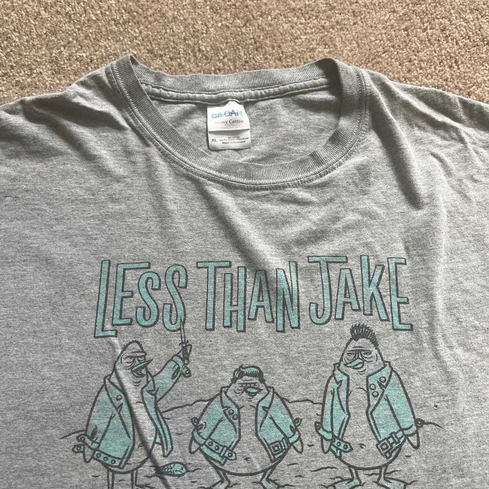 Y2K Less Than Jake Band Ska Shirt XL Gildan - image 1